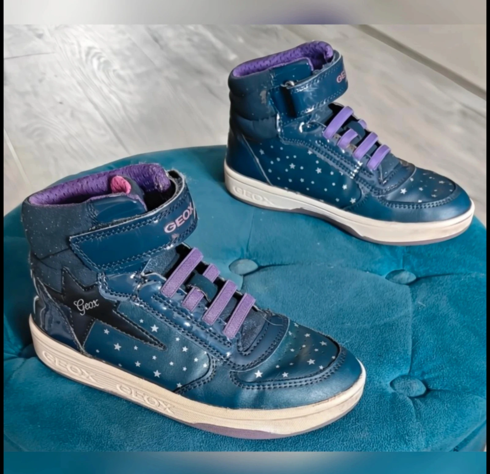 Blue/Purple Geox J Maltin Girl A Sneakers size 31 – photo 2